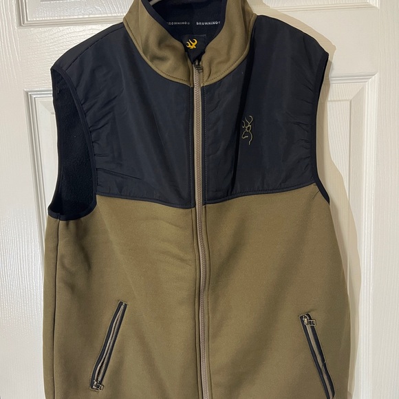 Browning Men's Black and Brown Vest - Picture 1 of 6